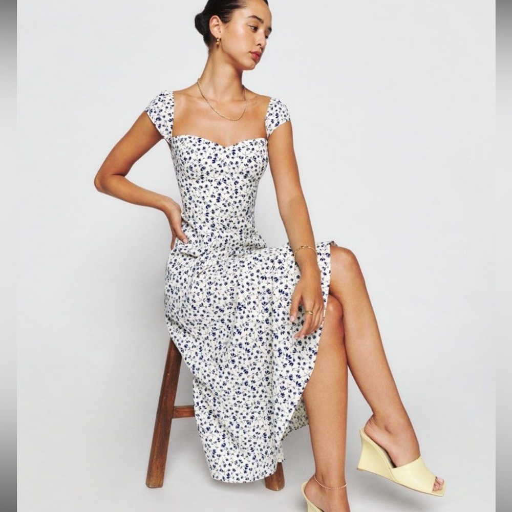 Reformation Bryson dress size 4 mykonos